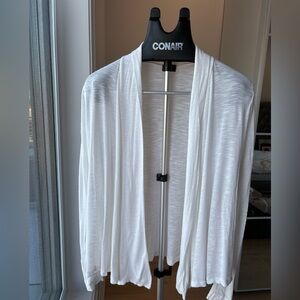 H&M White Open Front Cardigan size S